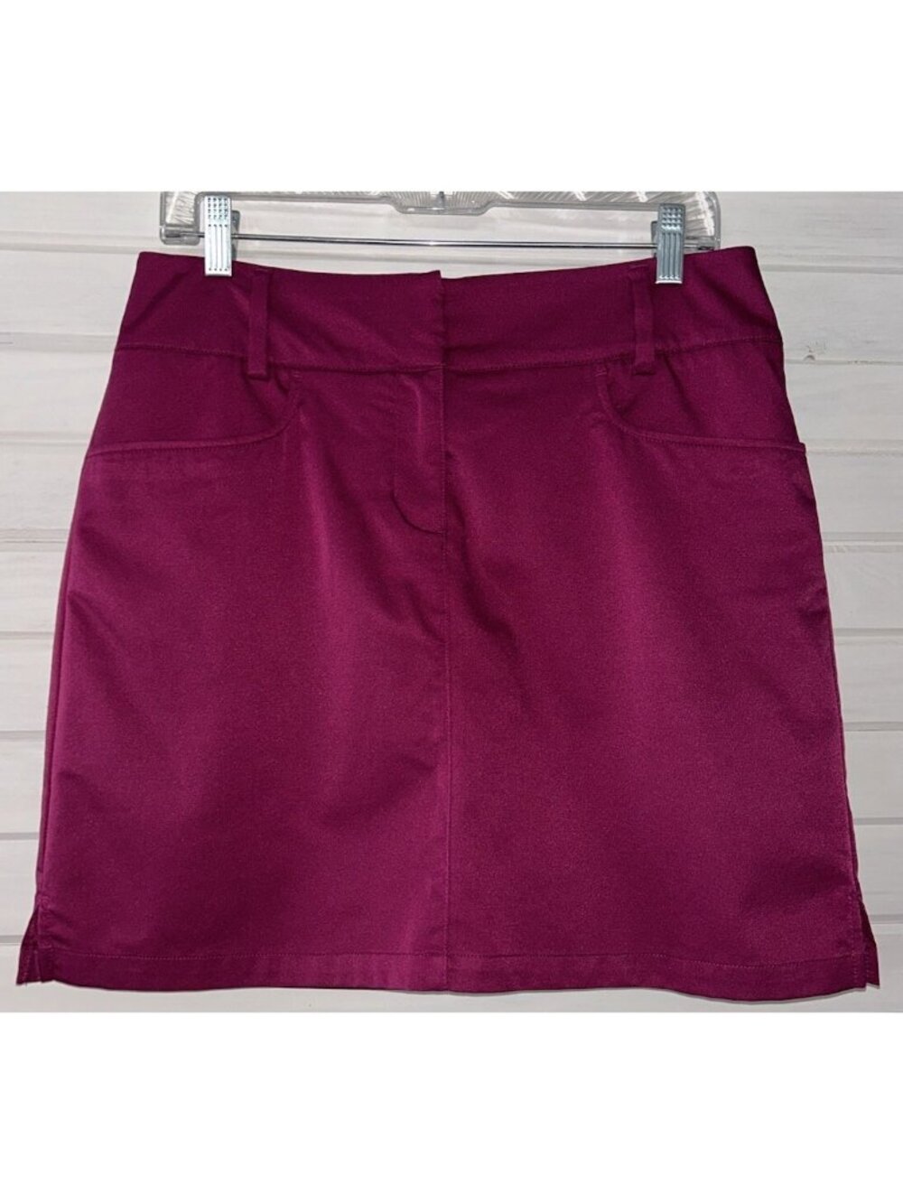 adidas Sz 6 Raspberry Pink Climacool Golf Tennis Athletic Skirt Skort Shorts EUC
